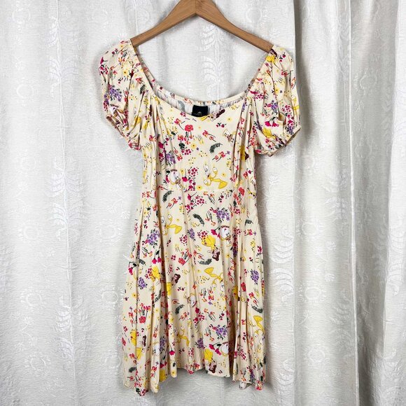 Disney Beauty And The Beast Belle Floral Sweetheart Dress - Picture 2 of 9